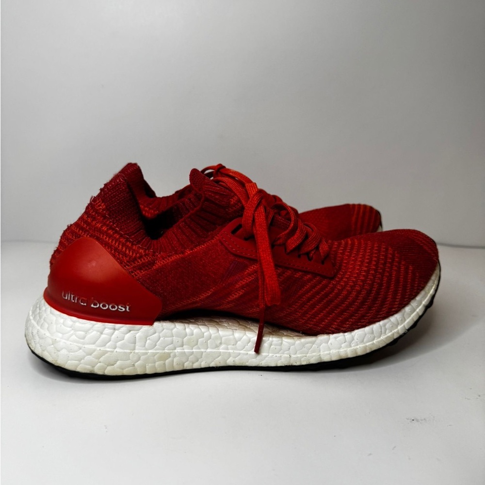 Adidas Ultra Boost X Running Shoes Orange Mesh Size 7.5